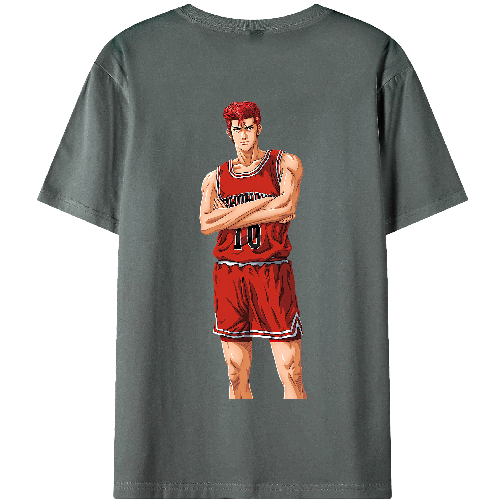 SLAM DUNK／スラムダンク 綿100％半袖Tシャツ（背面プリント）